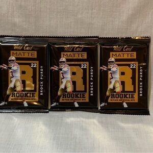 Wild Card Matte Rookie -Brock Purdy 1 pack